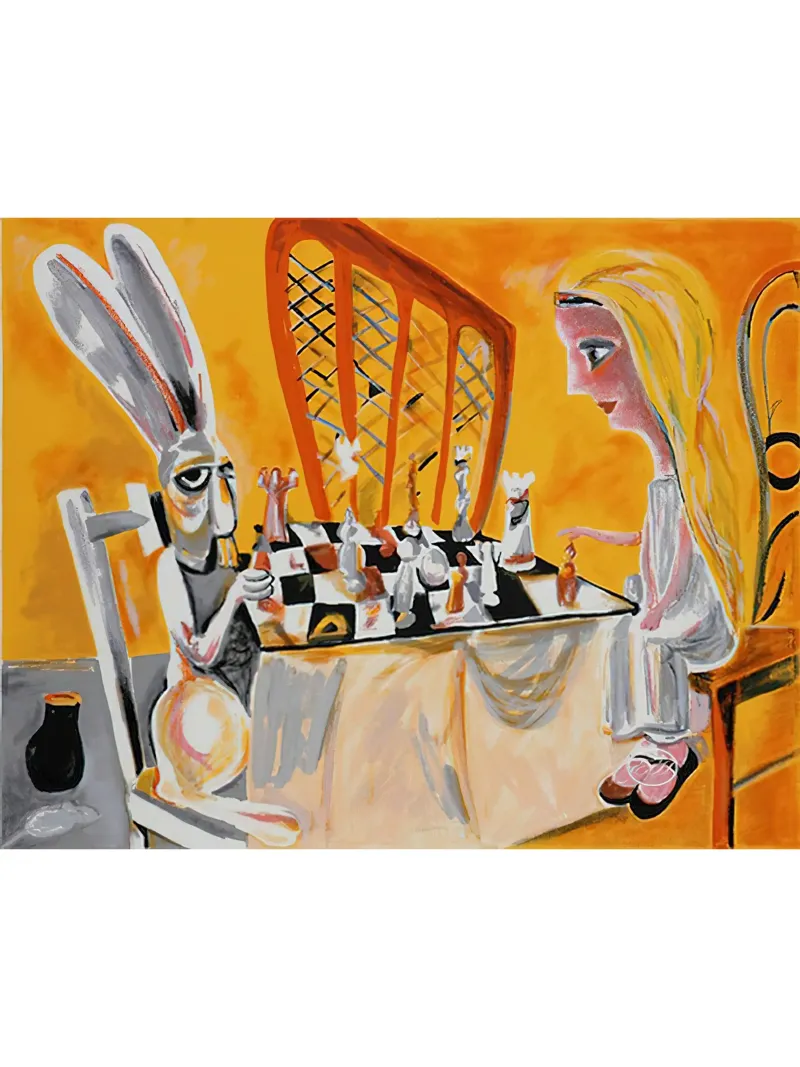 Charles Blackman Alice nel paese delle meraviglie pannello forex da Cindy Cronin