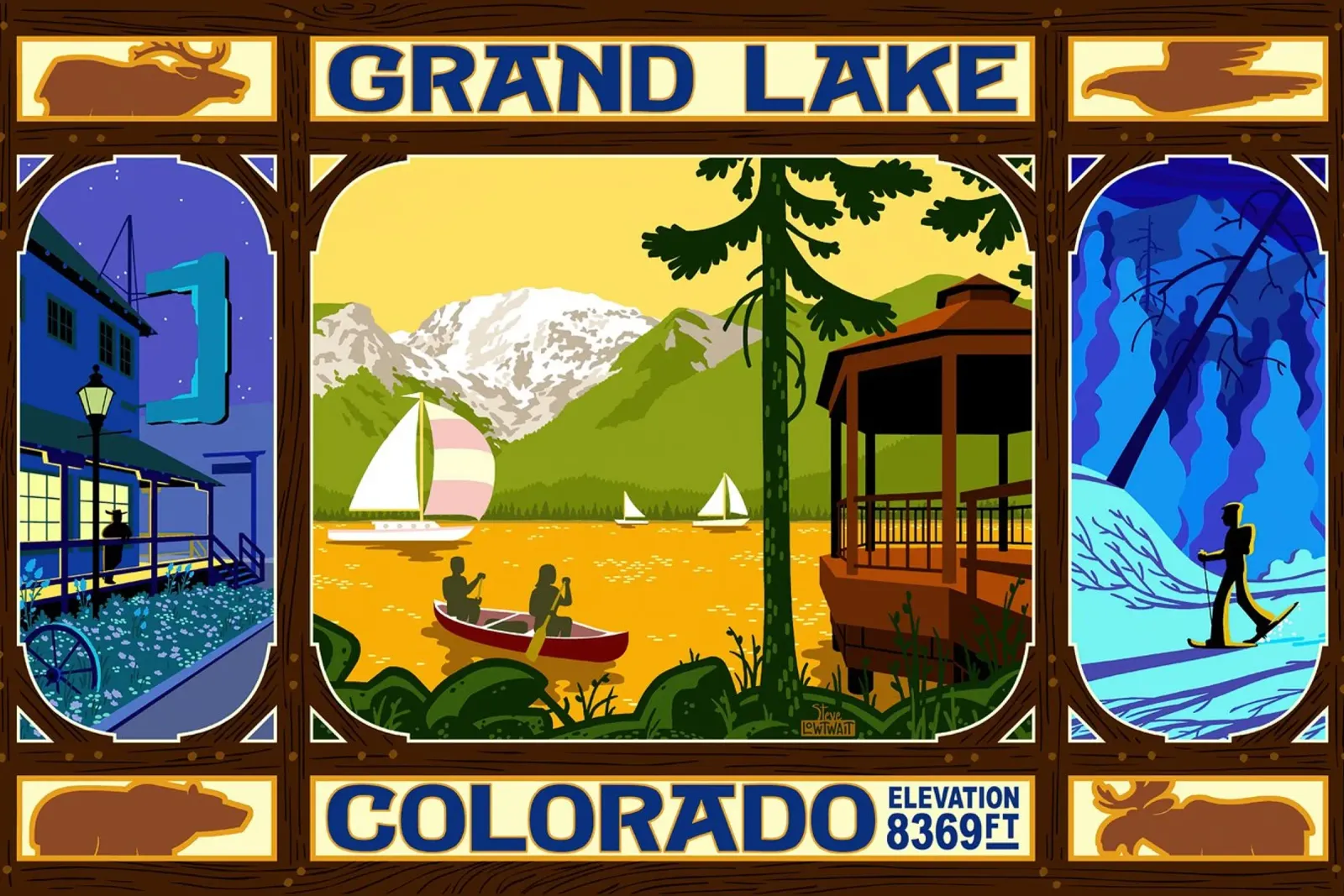 Grand Lake, Colorado pellicola backlit da williamsshop