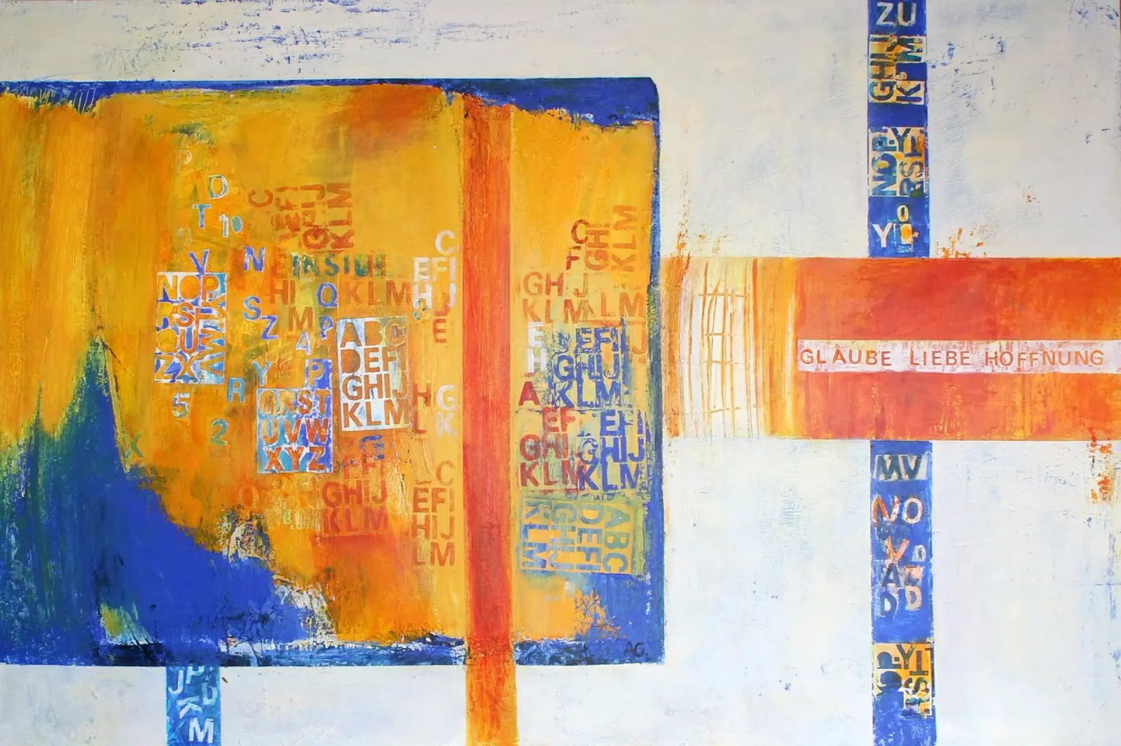 Glaube, Liebe, Hoffnung poster da Anita Gewald