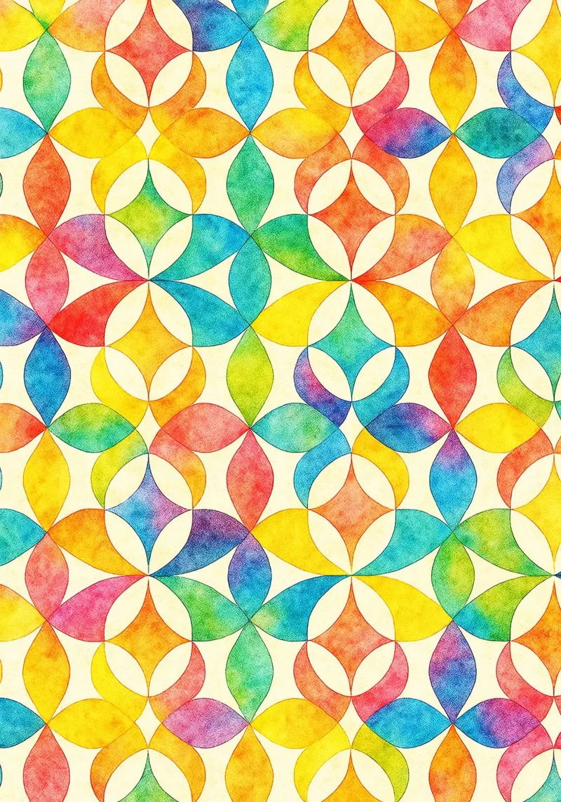abstract geometric line art canvas by arkhanz