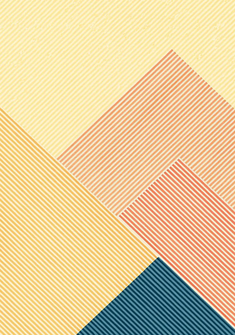 línea geométrica abstracta de montaña metacrilato de arkhanz
