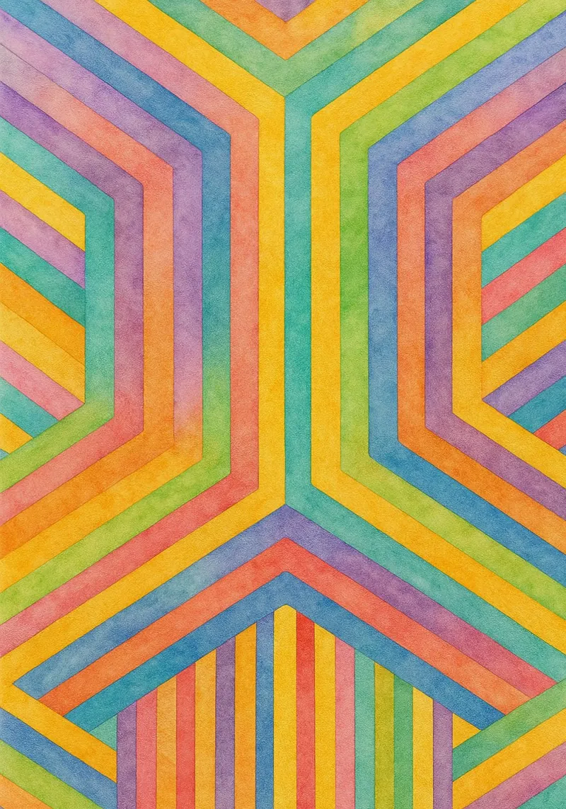 abstract geometric rectangle line art canvas by arkhanz