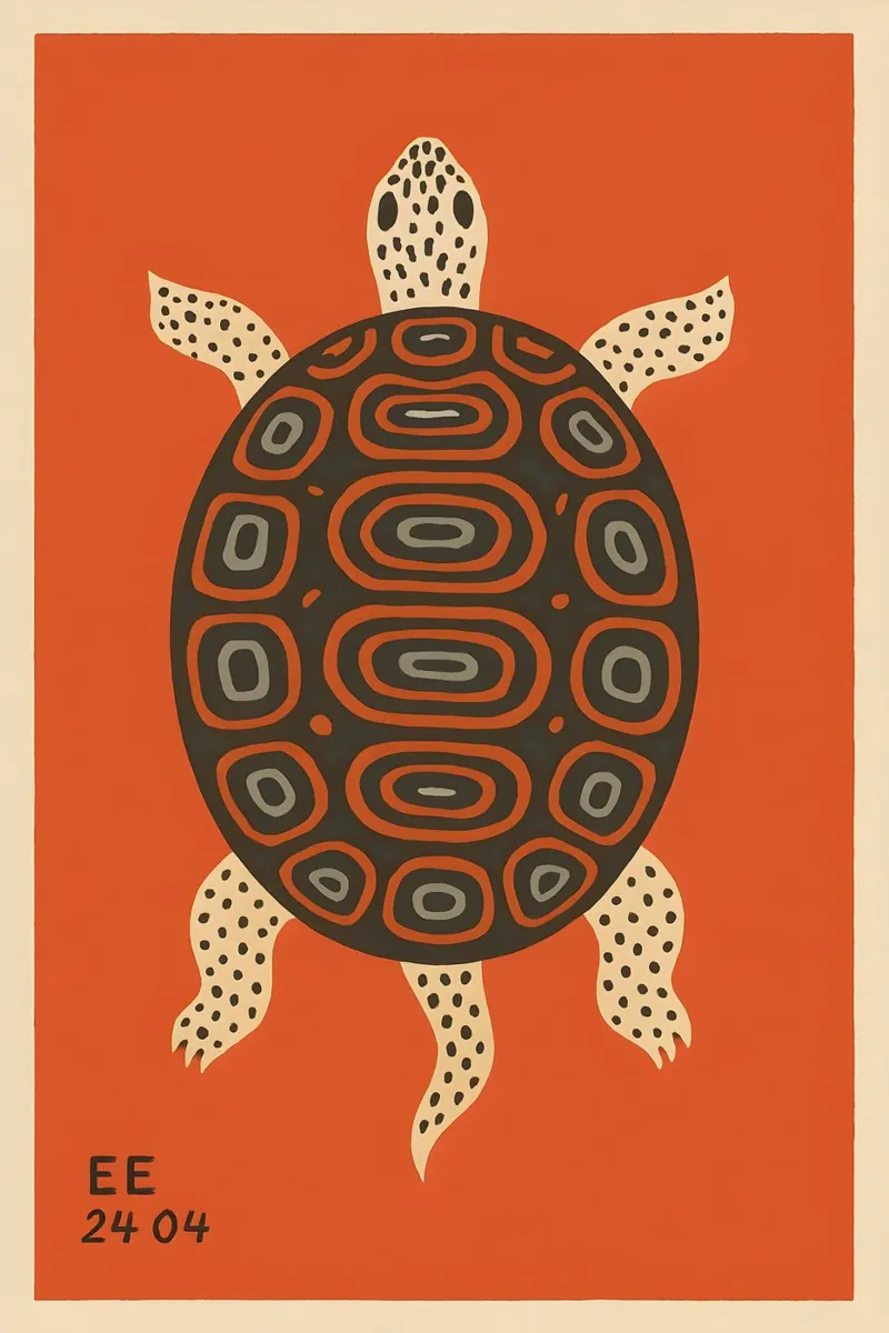 Spirit Shell Turtle metacrilato de Art.Piece