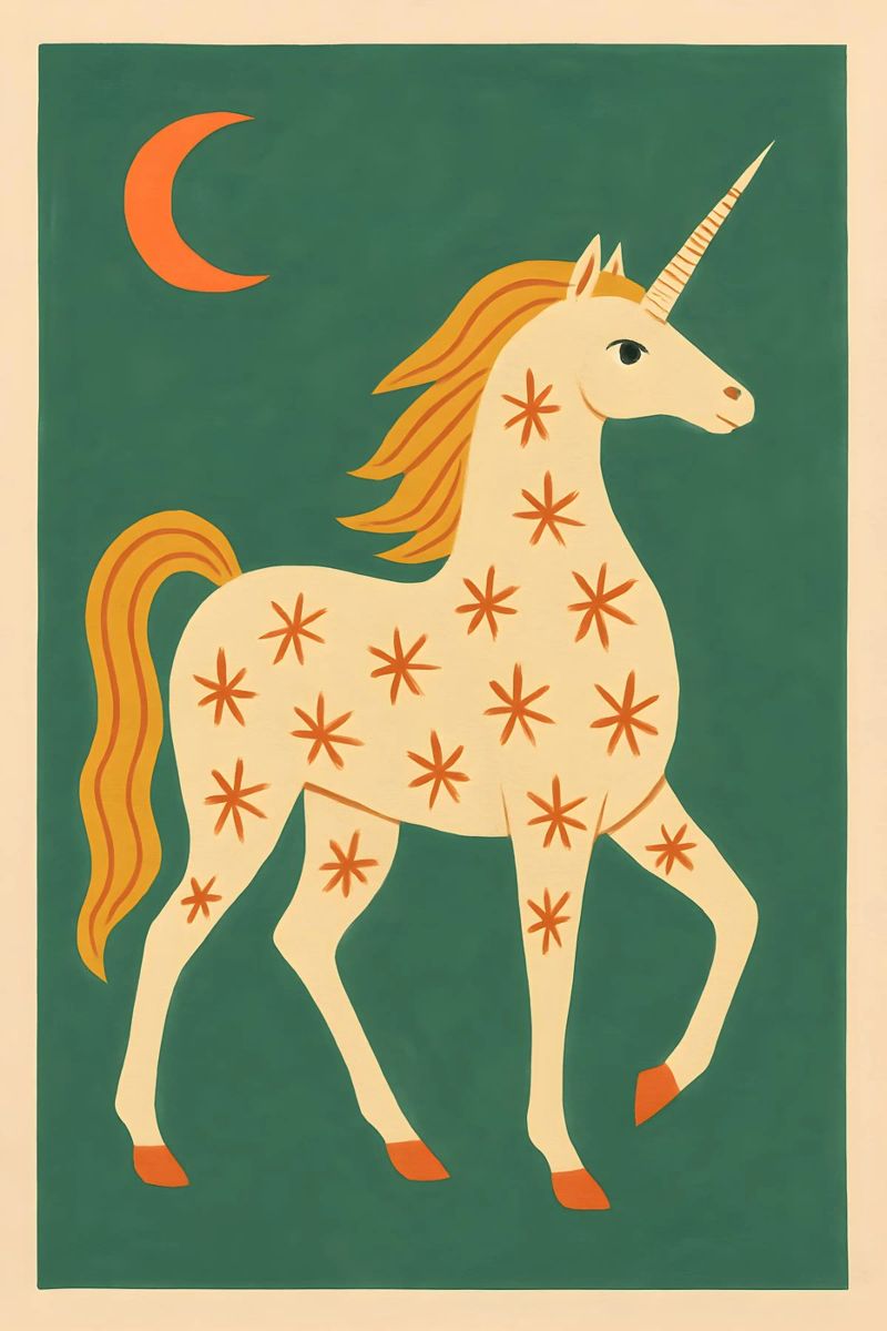 Moondance Unicorn Poster von Art.Piece