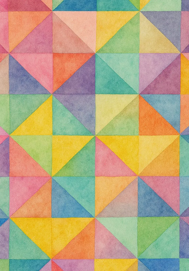 triángulo geométrico abstracto línea metacrilato de arkhanz