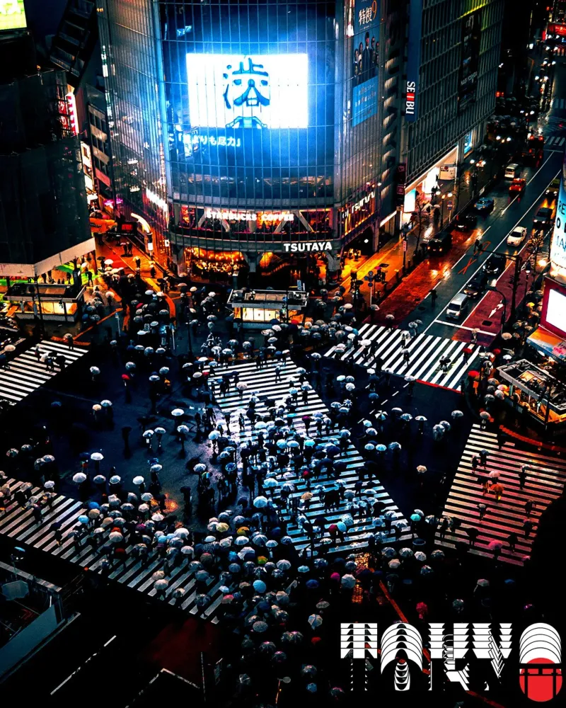 Shibuya Crossing hahnemühle by Cinema East