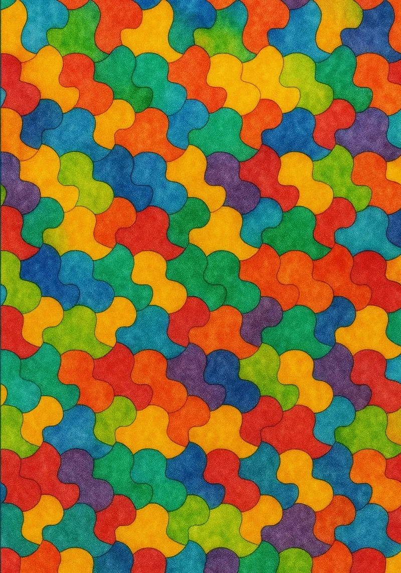 abstrakte geometrische Weabon-Linie Hahnemühle von arkhanz