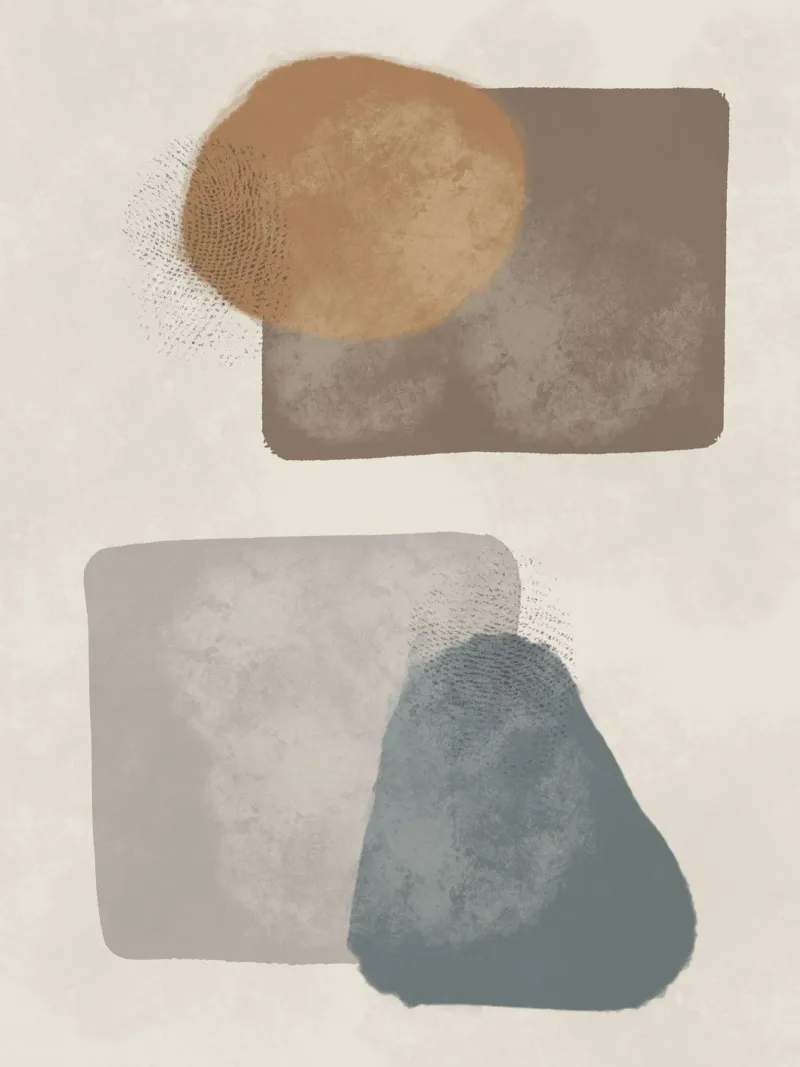 Modern abstract in earth tones plexiglass da Imaginative