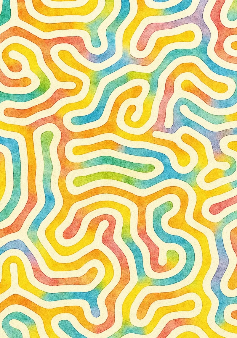 línea geométrica abstracta de gusano metacrilato de arkhanz