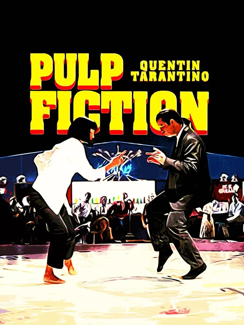 Film Pulp Fiction Arte poster da ontoseno