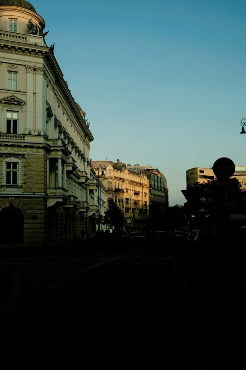 Beautiful Sundown In The City pellicola backlit da Sebastian Hilgetag