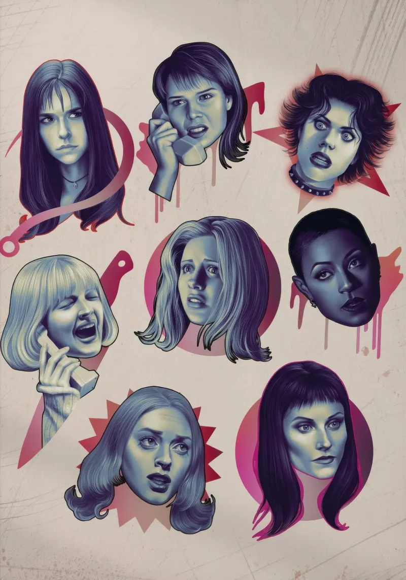 90's SCREAM Queens pellicola backlit da lucasmeier