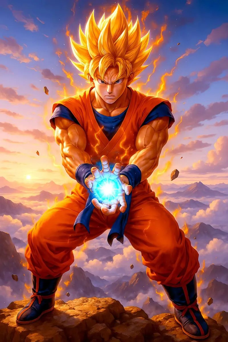 Son Goku hahnemühle by Agus Creative