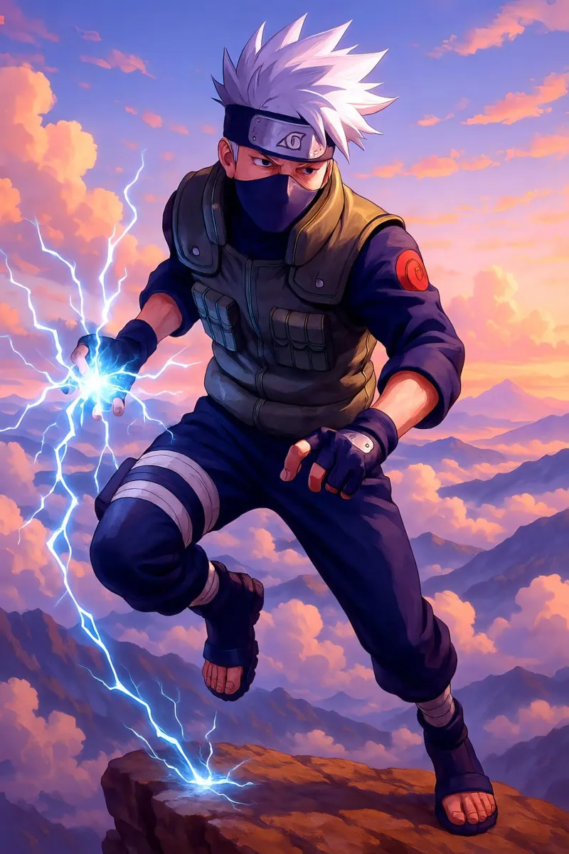 Kakashi Hatake carta hahnemühle da Agus Creative
