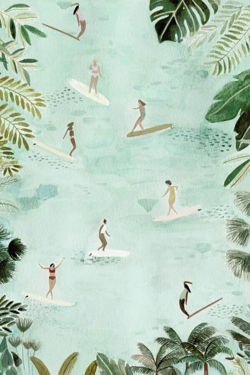 Surf Dreams Poster von Isabelle Vandeplassche