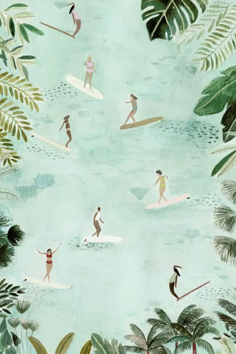 Surf Dreams poster da Isabelle Vandeplassche