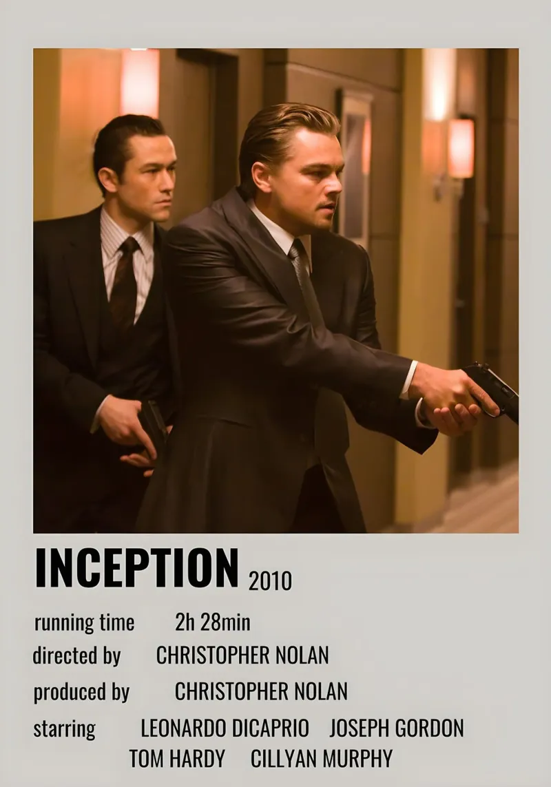 INCEPTION 2010 pellicola backlit da MVFminimalist