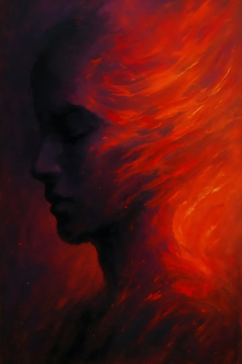 Inferno Silhouette Hahnemühle von Art.Piece