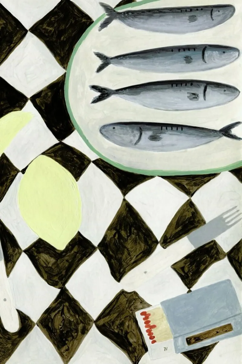Table Cloth With Matches poster da Isabelle Vandeplassche