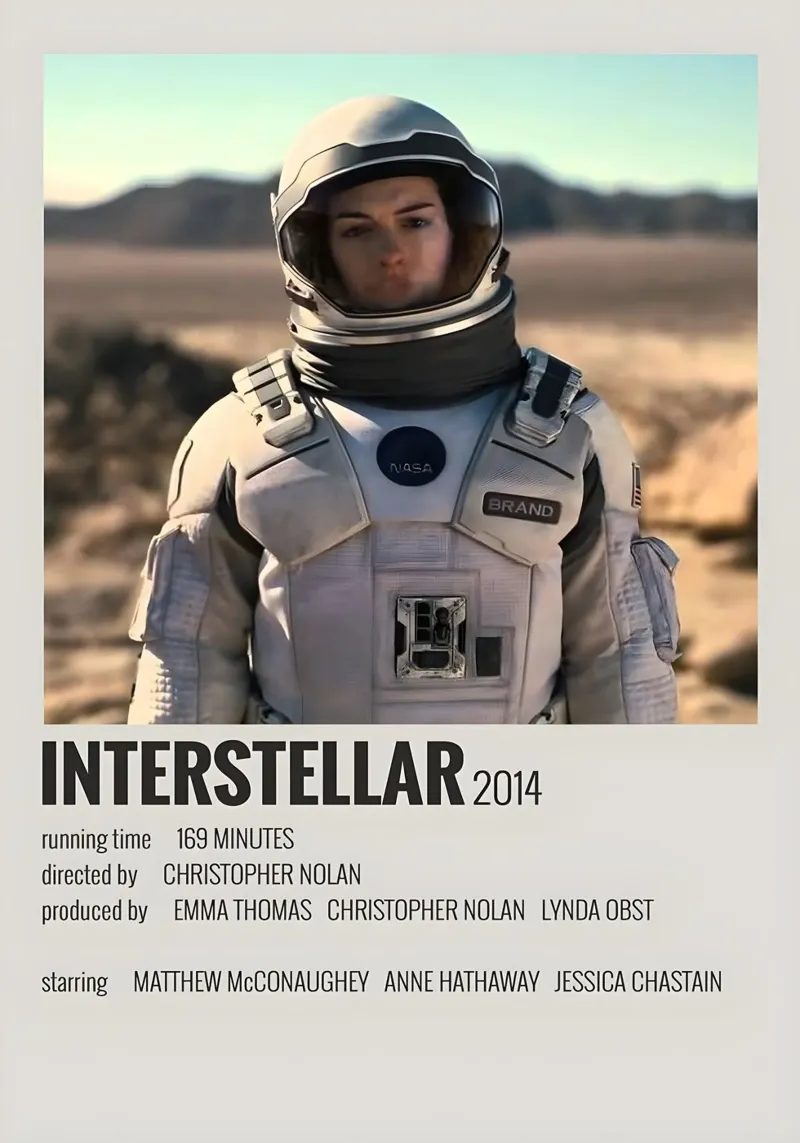 INTERSTELLAR 2014 pellicola backlit da MVFminimalist
