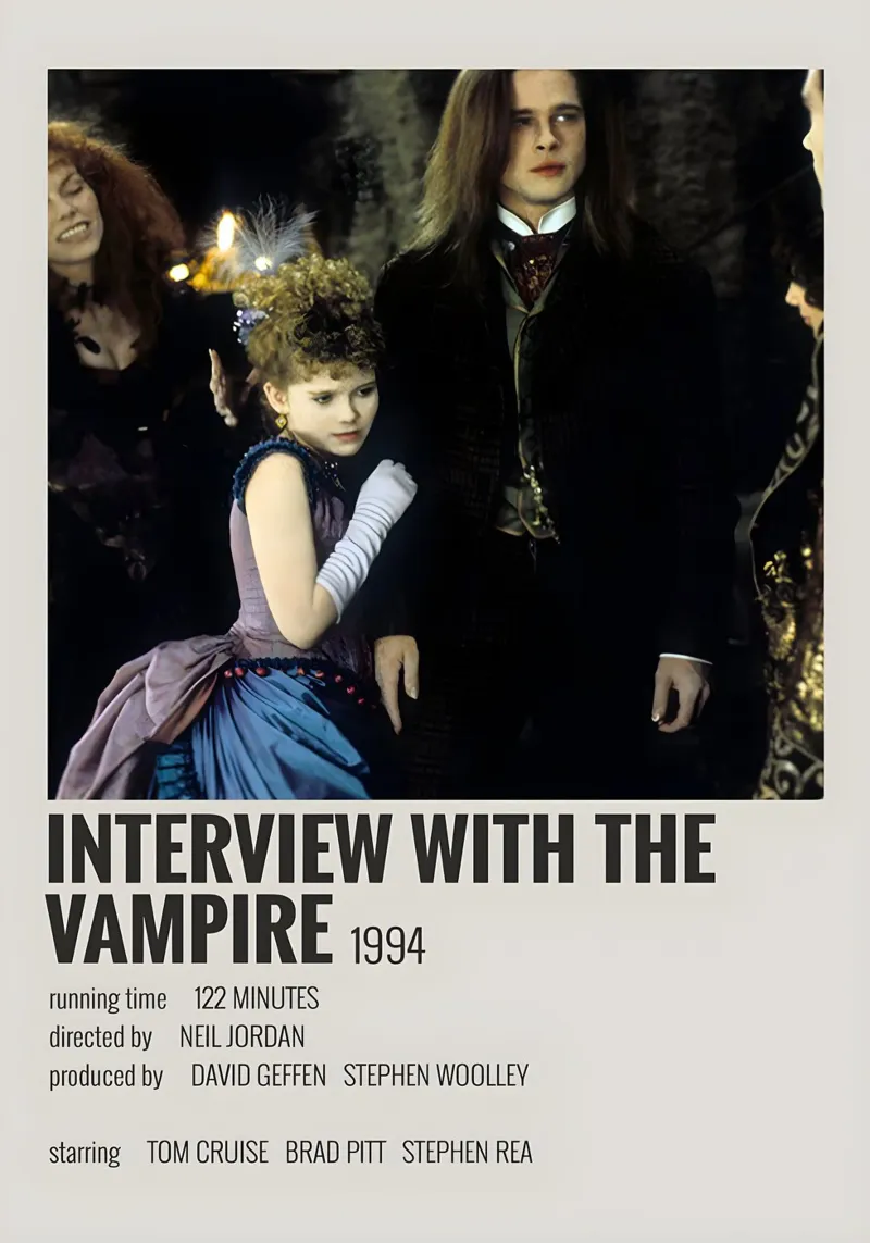 INTERVIEW WITH THE VAMPIRE 1994 poster da MVFminimalist