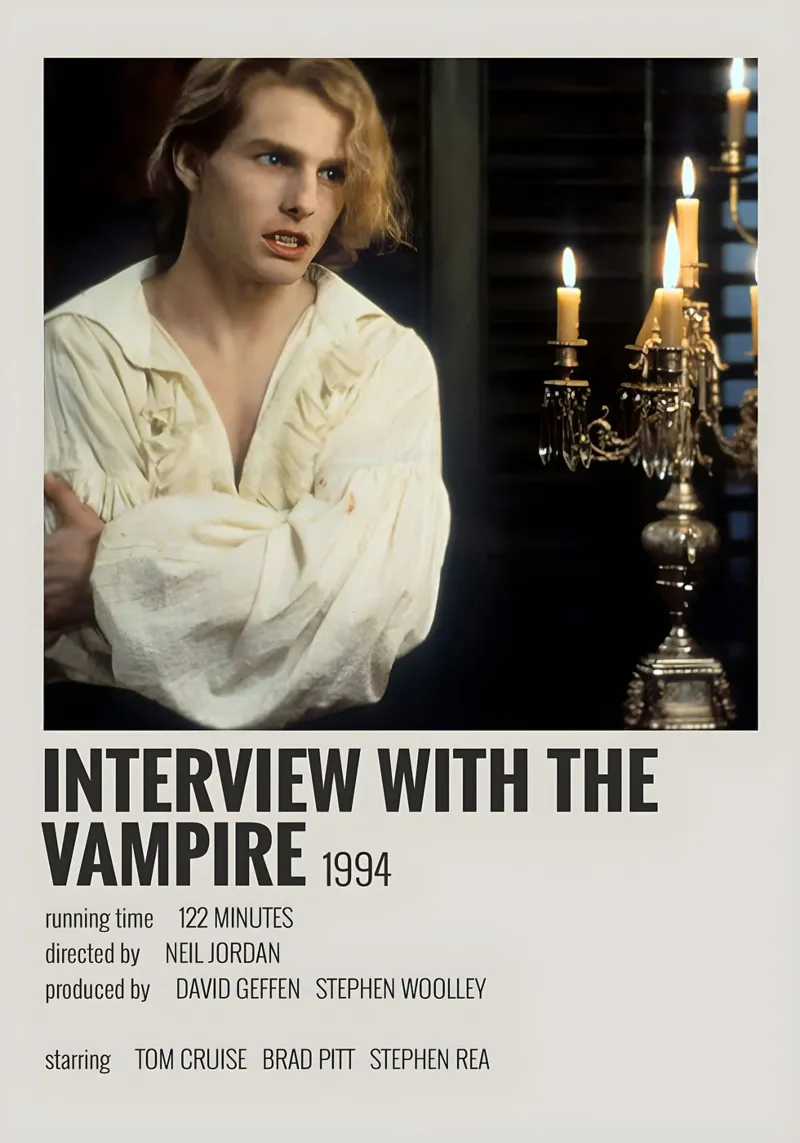 INTERVIEW WITH THE VAMPIRE 1994 poster da MVFminimalist