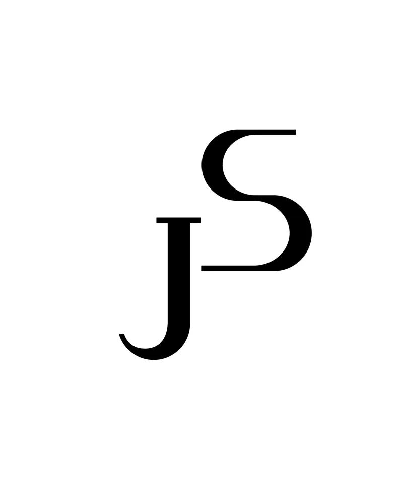 J & S Monogram - Arte e idee regalo personalizzate pellicola backlit da StrindesignStudio