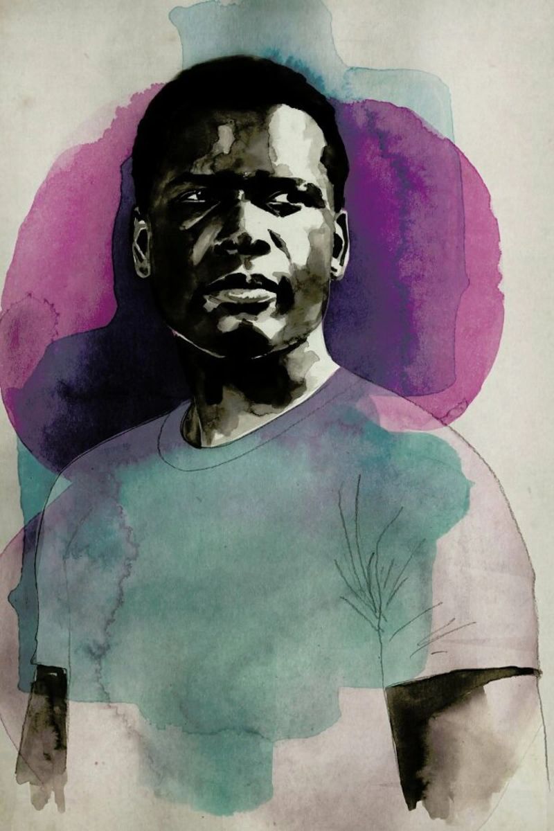 Sidney Poitier Poster von David Diehl
