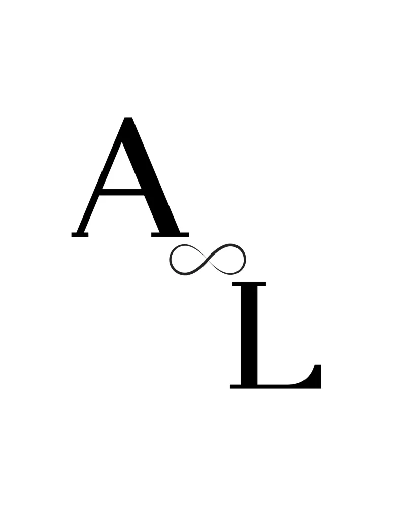 A & L Infinity Monogram - Poster, magliette e accessori pellicola backlit da StrindesignStudio