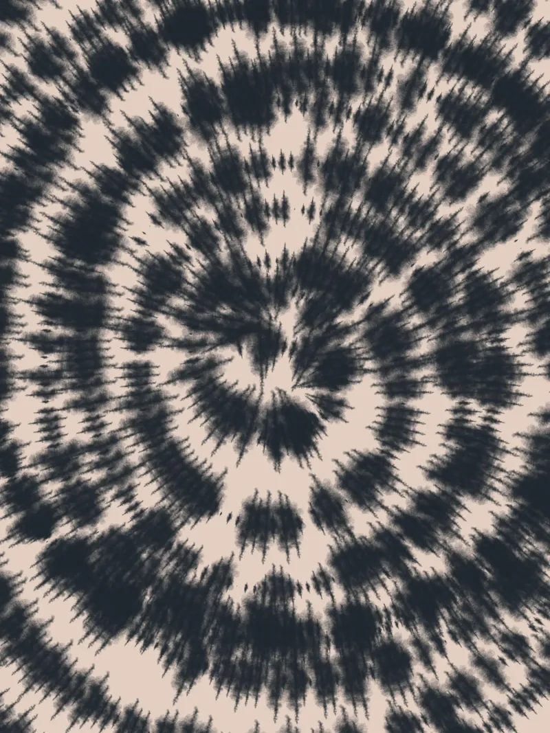 Tie dye in nero pellicola backlit da Little Dean