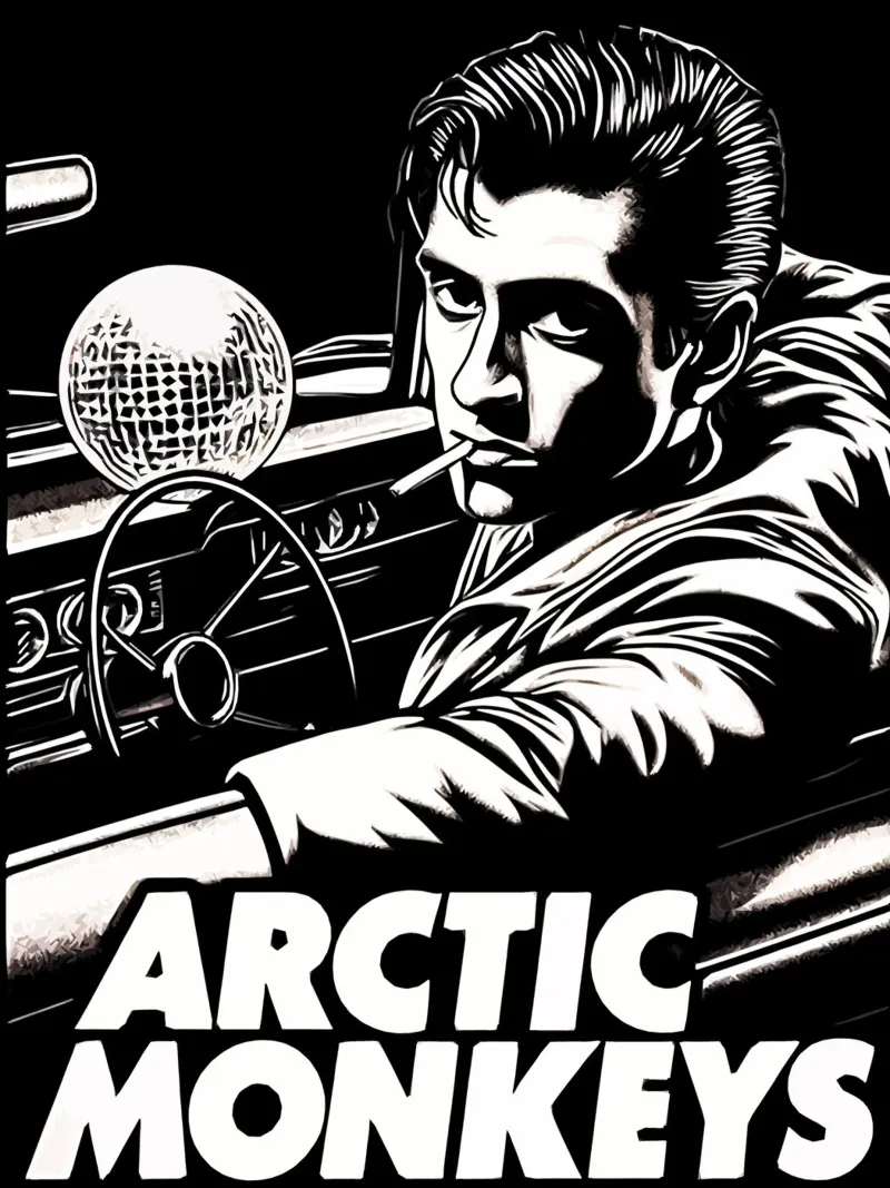 Arctic Monkeys alex turner Kunst Hahnemühle von music soul