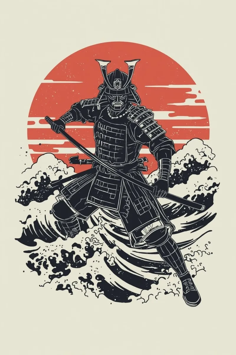 samurai pellicola backlit da van hellen