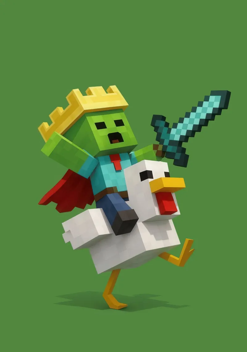MinecraftPixels pellicola backlit da NextPixel
