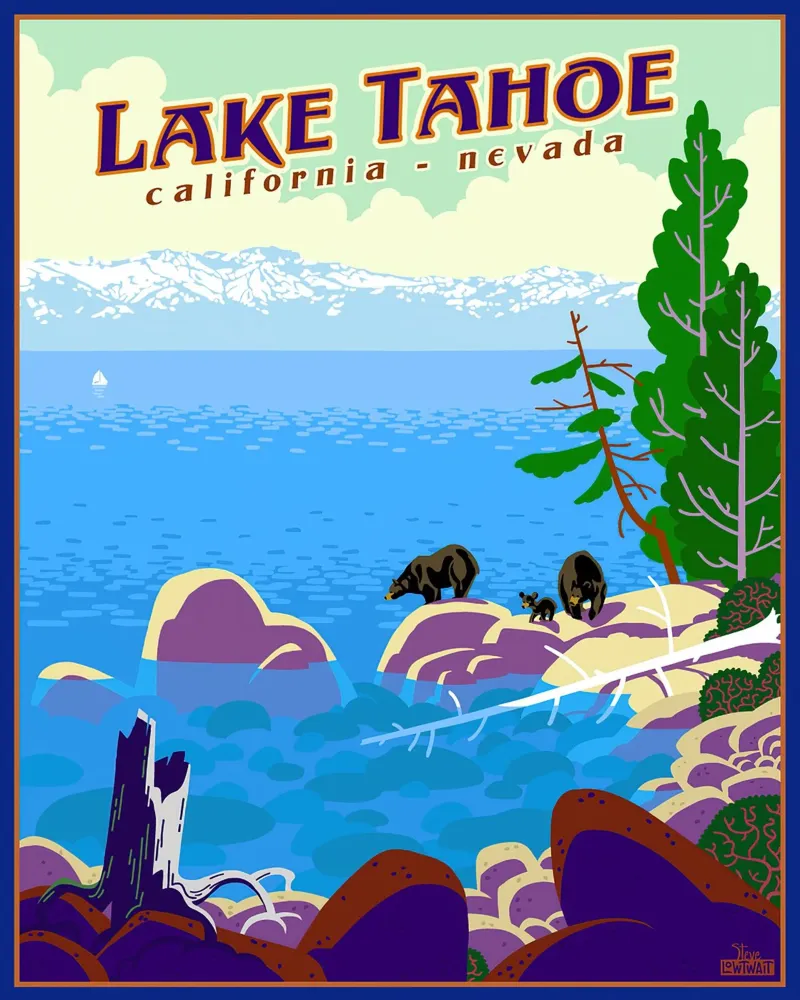 Lago Tahoe pellicola backlit da williamsshop