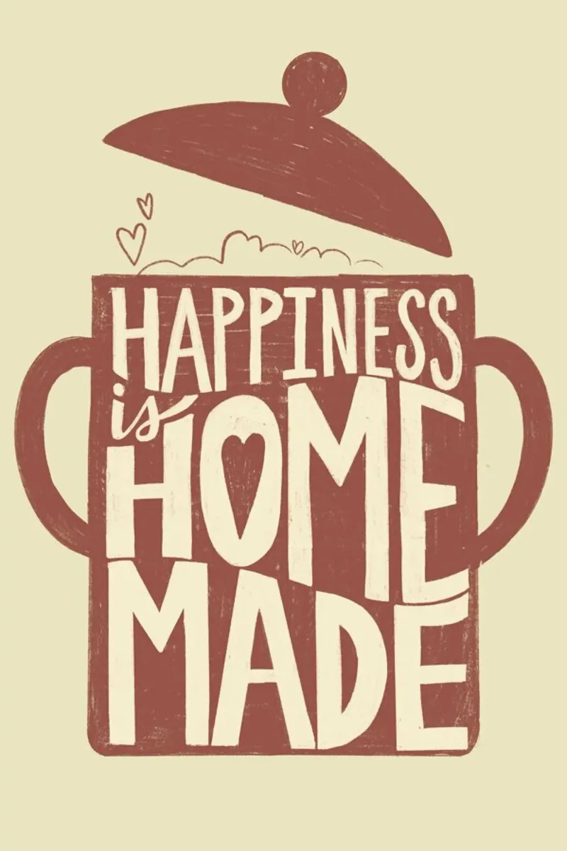 Happiness Is Homemade hahnemühle by Studio One