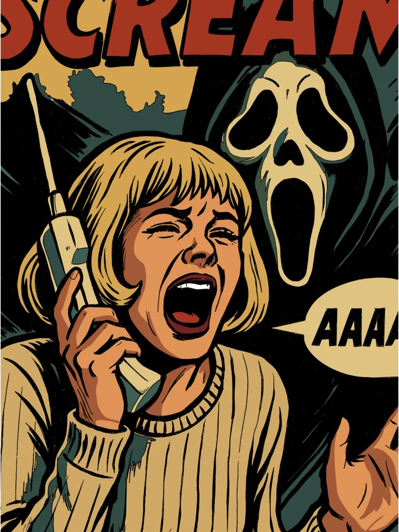 Scream Vintage poster by lucasmeier
