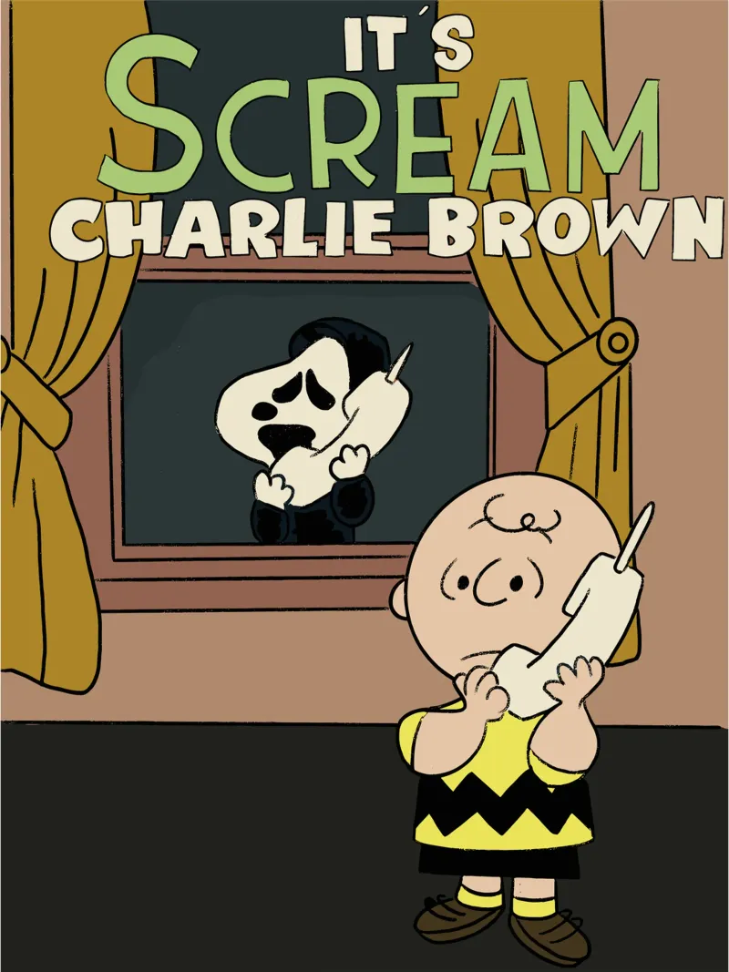 Scream x Charlie Brown pellicola backlit da lucasmeier