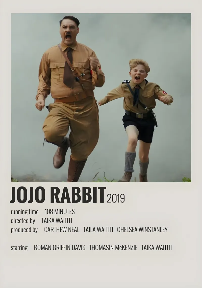JOJO RABBIT 2019 carta hahnemühle da MVFminimalist