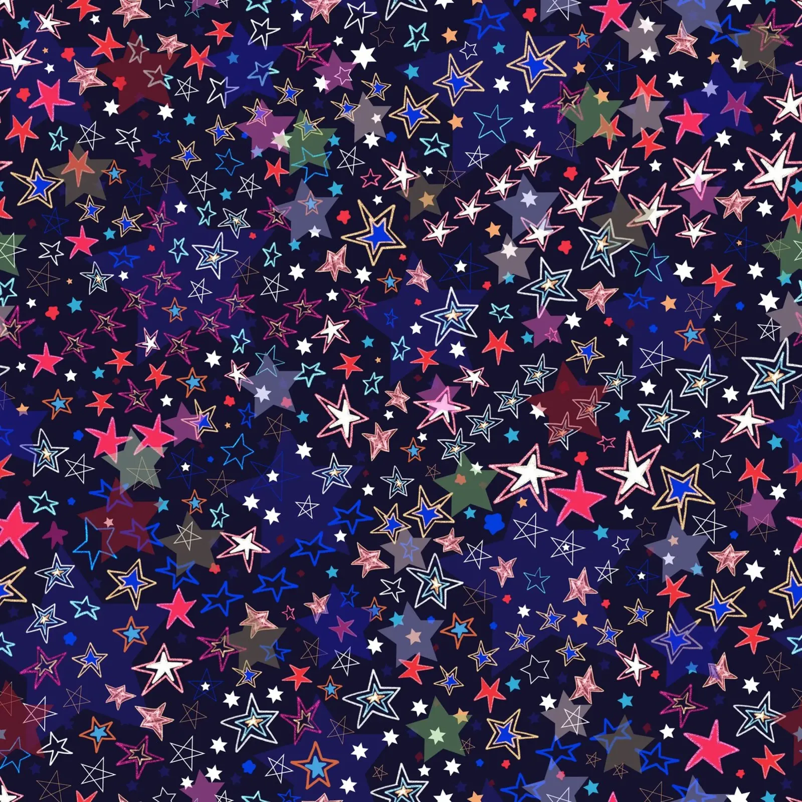 Celestial stars canvas by gulsengunel