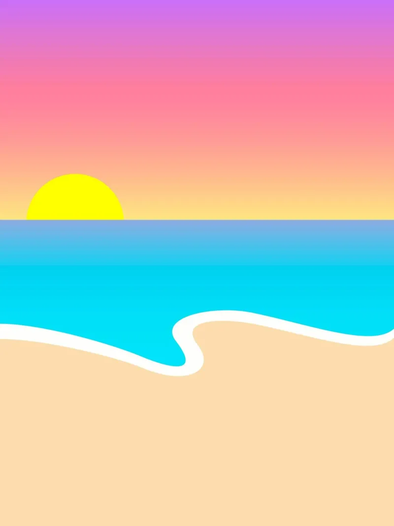 twilight scenery ocean hahnemühle by pastel color shape