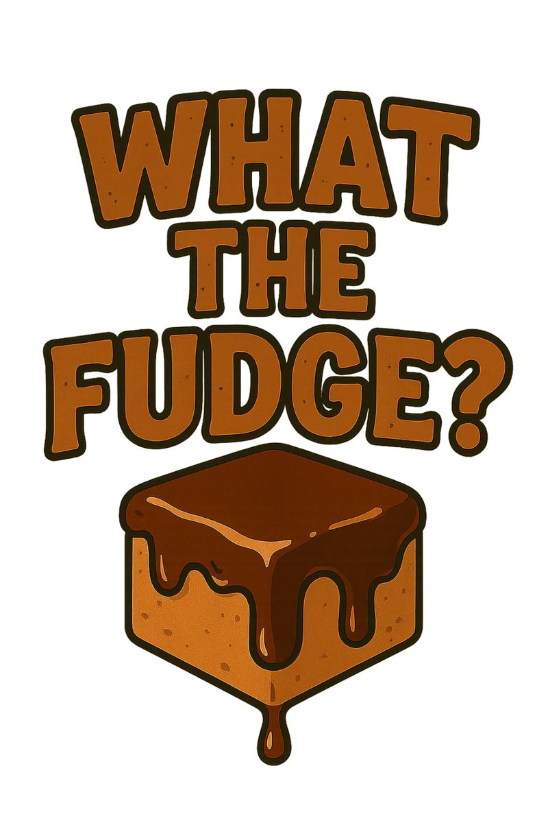 WHAT THE FUDGE? Karamell Bonbon Zuckerl poster da Vintage Van Gogh
