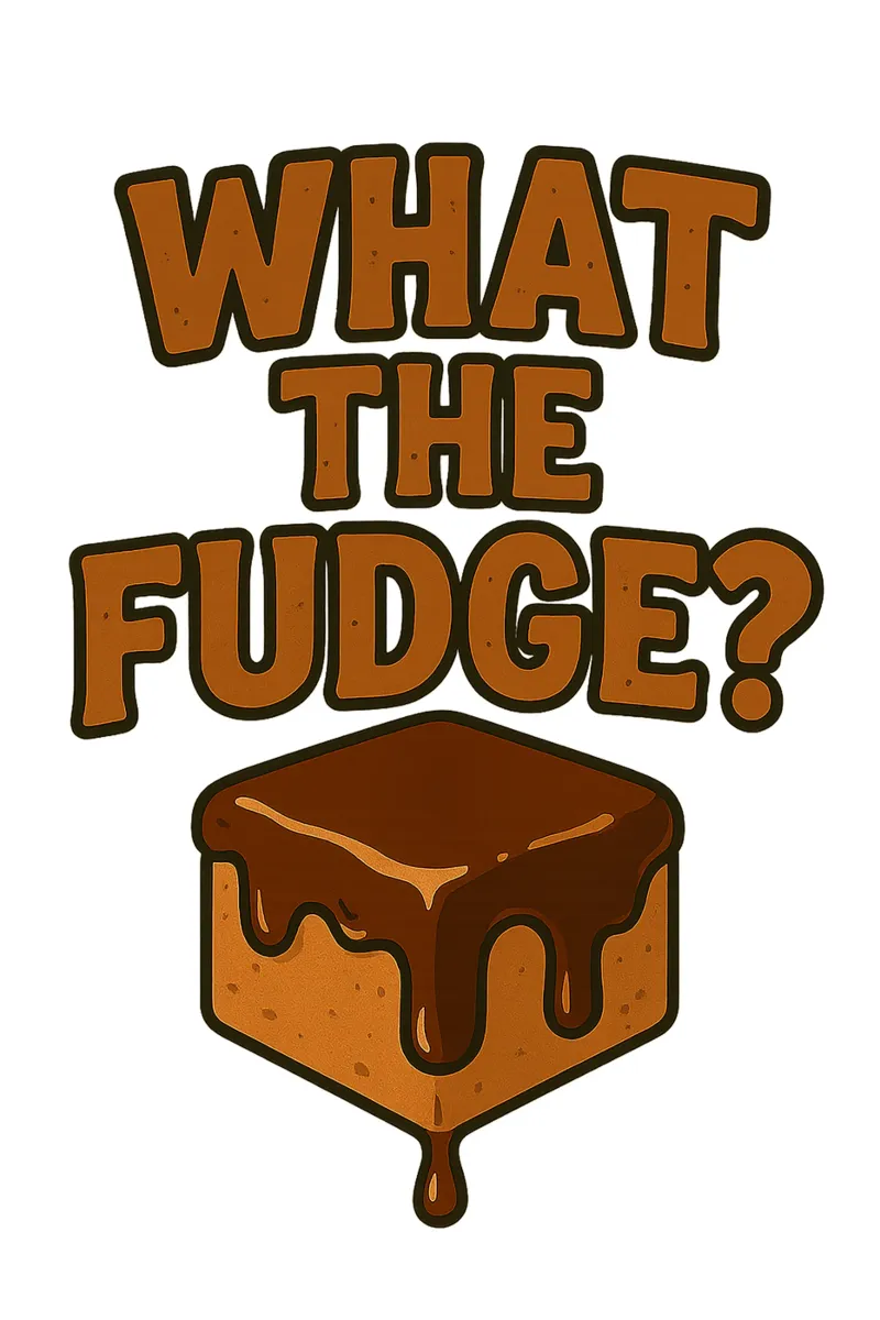 WHAT THE FUDGE? Karamell Bonbon Zuckerl pellicola backlit da Vintage Van Gogh