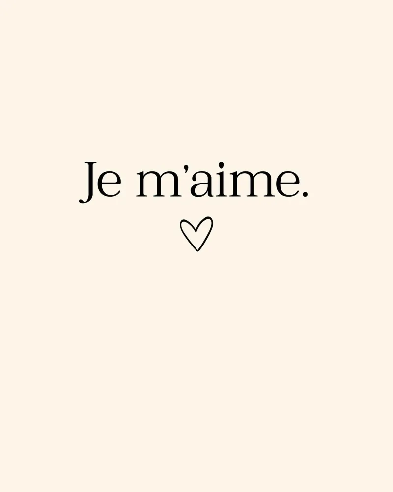 Je m'aime pellicola backlit da designsbysophia