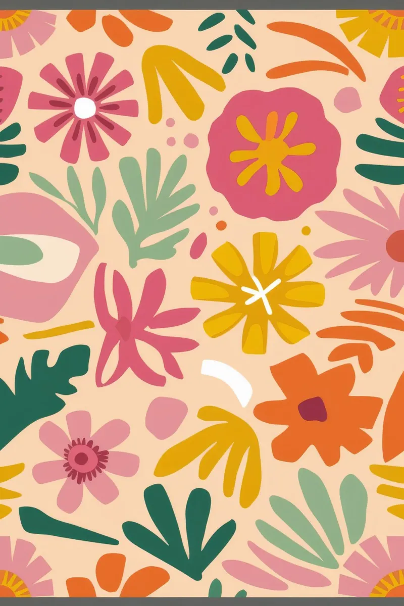 Medley floreale vibrante tela con Cornice a cassetta da Haven Fantasy