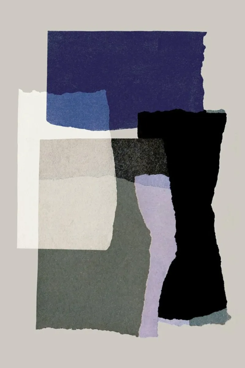 Pieces 23X poster con telaio in legno da Mareike Böhmer
