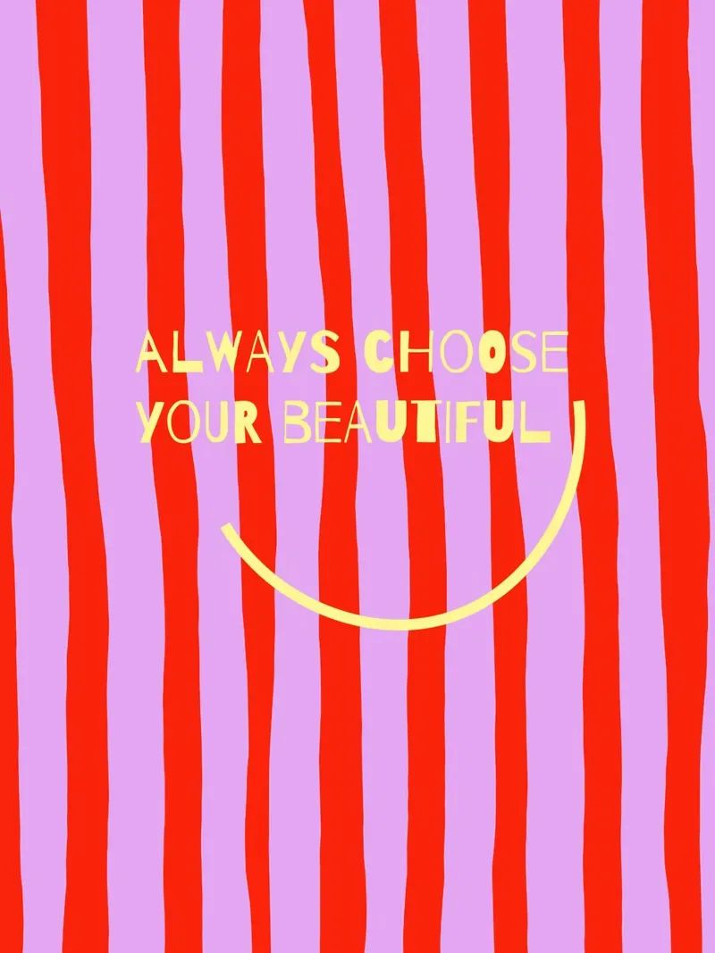 always choose your beautiful smile. alluminio dibond da FRICKE DESIGN