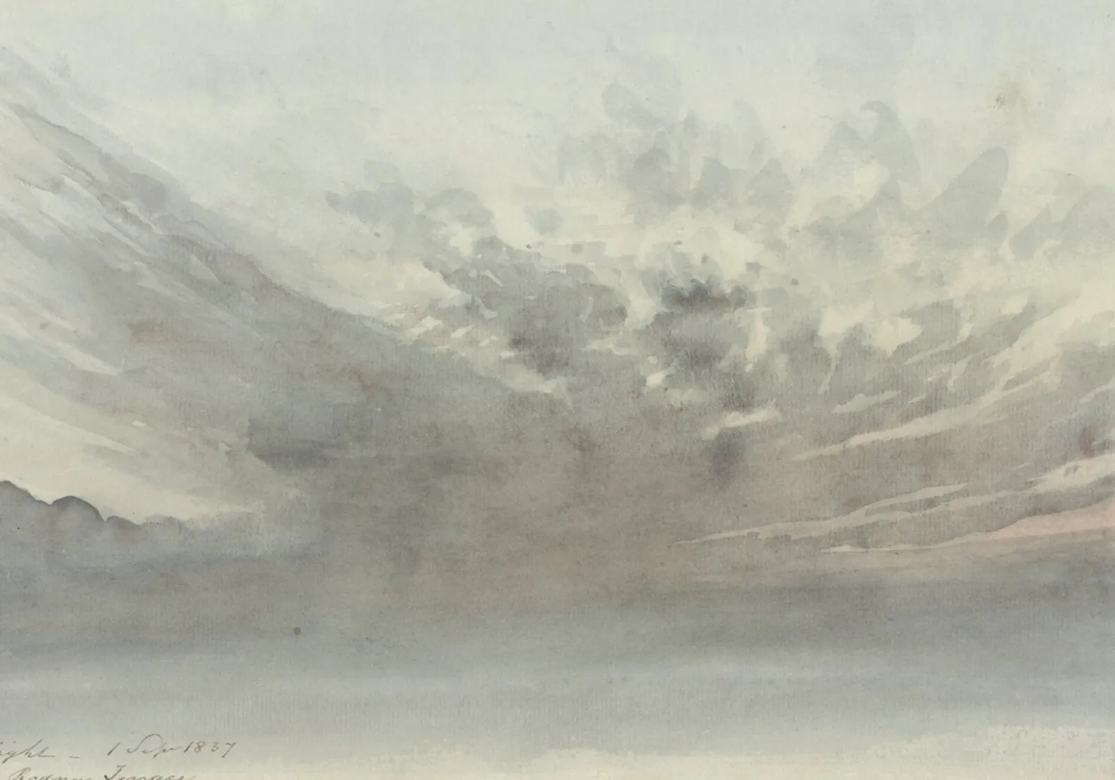 Dynamic Cloudscape: Moody Sky Study, Atmospheric Art canvas by ClubArt