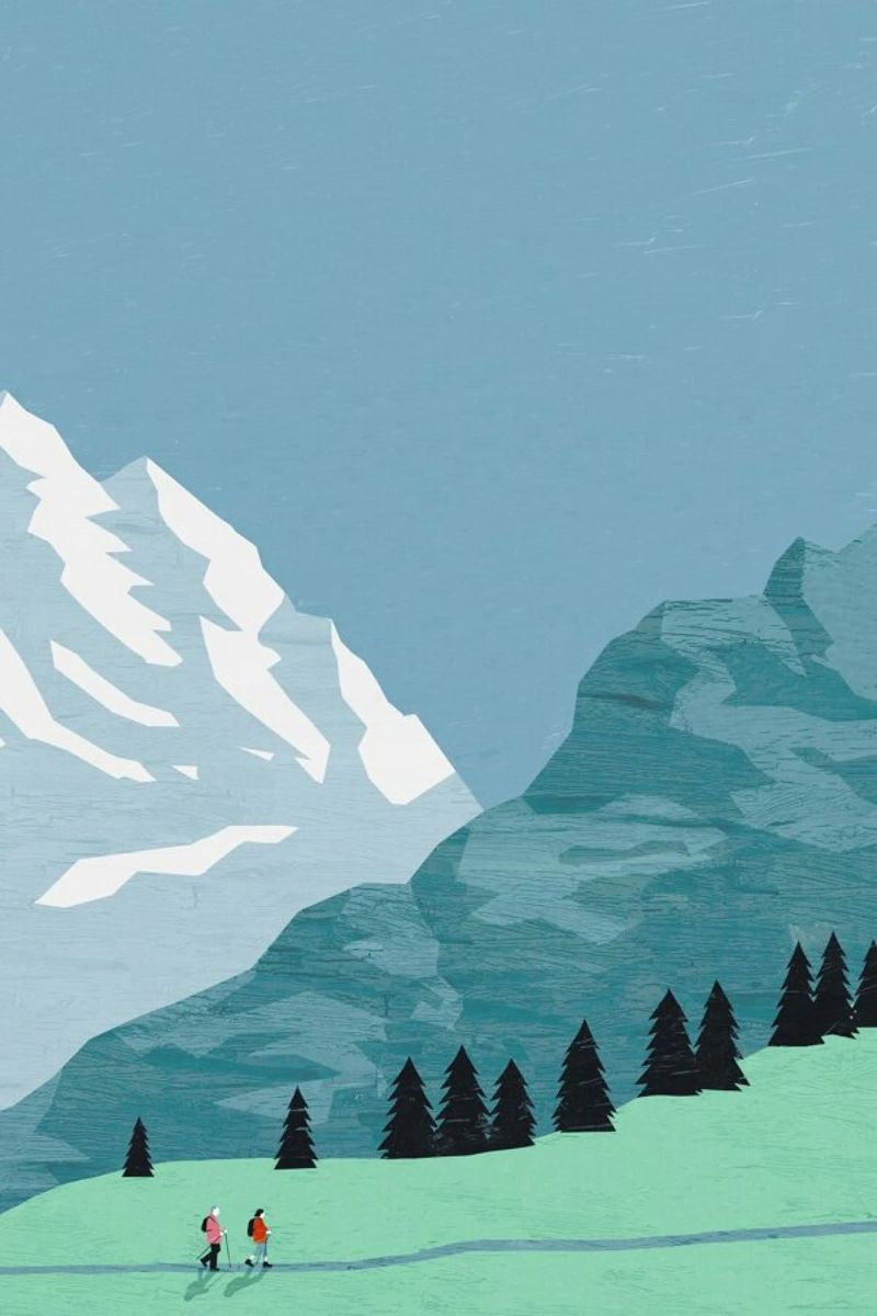 Trekking Poster von Katinka Reinke