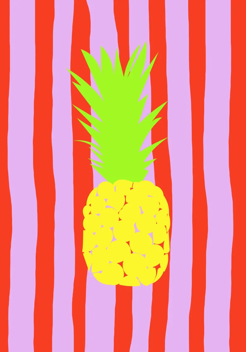 fresh ananas. pellicola backlit da FRICKE DESIGN