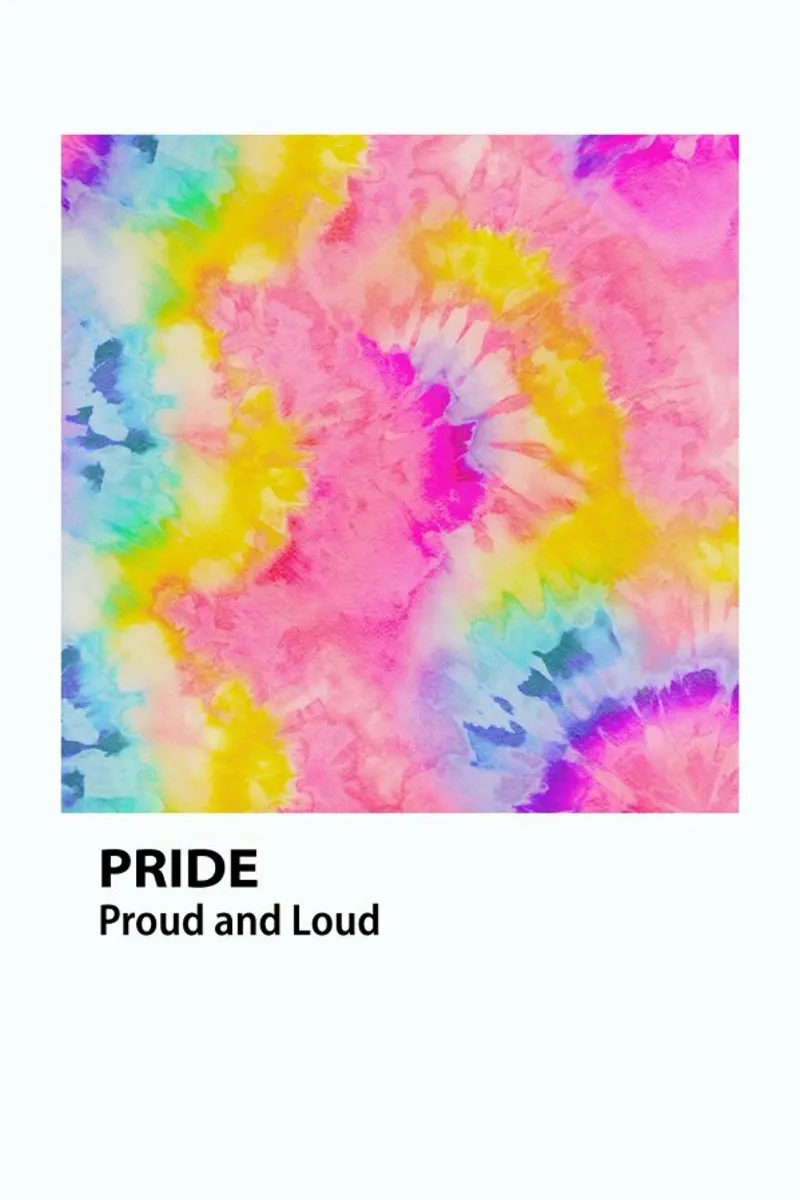 Proud And Loud poster con telaio in legno da cafelab